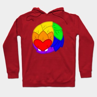 Pride Pangolin - Rainbow Hoodie